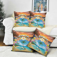 Guam Pillow Cover Eternal Summer Sunset Beach