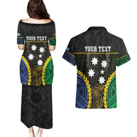 Personalised South Sea Islanders And Fiji Couples Matching Puletasi and Hawaiian Shirt Kanakas Fijian Tapa Pattern LT05 - Polynesian Pride