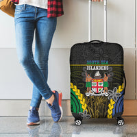 South Sea Islanders And Fiji Luggage Cover Kanakas Fijian Tapa Pattern