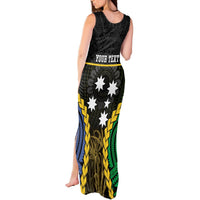 Personalised South Sea Islanders And Fiji Tank Maxi Dress Kanakas Fijian Tapa Pattern LT05 - Polynesian Pride
