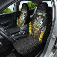 South Sea Islanders And Solomon Islands Car Seat Cover Kanakas Polynesian Pattern