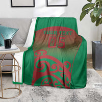 Custom Onehunga High School Blanket Maori Koru Pattern