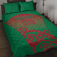 Custom Onehunga High School Quilt Bed Set Maori Koru Pattern