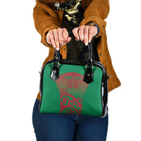 Custom Onehunga High School Shoulder Handbag Maori Koru Pattern