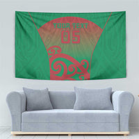 Custom Onehunga High School Tapestry Maori Koru Pattern
