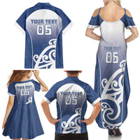 Custom New Zealand Aotea College Family Matching Summer Maxi Dress and Hawaiian Shirt Maori Koru Pattern LT05 - Polynesian Pride