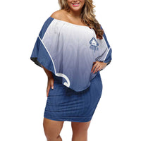 Custom New Zealand Aotea College Off Shoulder Short Dress Maori Koru Pattern