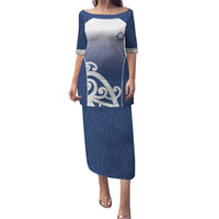 Custom New Zealand Aotea College Puletasi Maori Koru Pattern