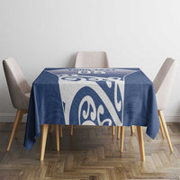 Custom New Zealand Aotea College Tablecloth Maori Koru Pattern