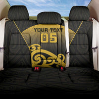 Custom Motueka High School Back Car Seat Cover Maori Koru Pattern