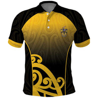Custom Motueka High School Polo Shirt Maori Koru Pattern