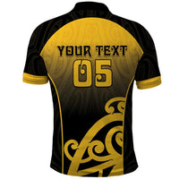 Custom Motueka High School Polo Shirt Maori Koru Pattern