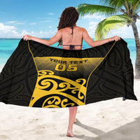 Custom Motueka High School Sarong Maori Koru Pattern
