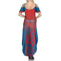Custom St Joseph's Maori Girls' College Family Matching Summer Maxi Dress and Hawaiian Shirt Maori Koru Pattern LT05 - Polynesian Pride