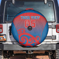Custom St Joseph's Maori Girls' College Spare Tire Cover Maori Koru Pattern