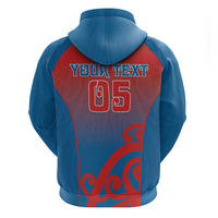 Custom St Joseph's Maori Girls' College Zip Hoodie Maori Koru Pattern