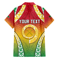 Personalised Vanuatu Family Matching Short Sleeve Bodycon Dress and Hawaiian Shirt Proud To Be A Ni-Van With Tribal Pattern LT05 - Polynesian Pride