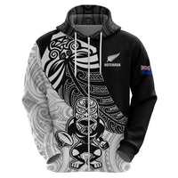 New Zealand Silver Fern Rugby Hoodie World Cup 2023 Go Aotearoa Maori Pattern LT05 - Polynesian Pride