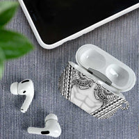 Polynesian Tattoo Inspired Cosplay Costume AirPods Case Tribal Warrior White - Polynesian Pride