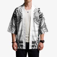 Polynesian Tattoo Inspired Cosplay Costume Kimono Tribal Warrior White - Polynesian Pride