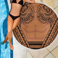 Polynesian Tattoo Inspired Cosplay Costume Beach Blanket Tribal Warrior - Polynesian Pride
