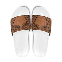 Polynesian Tattoo Inspired Cosplay Costume Slide Sandals Tribal Warrior - Polynesian Pride