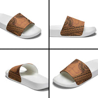 Polynesian Tattoo Inspired Cosplay Costume Slide Sandals Tribal Warrior - Polynesian Pride