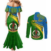 personalized-malampa-day-couples-matching-mermaid-dress-and-long-sleeve-button-shirts-sand-drawing-vanuatuan-pattern