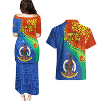 tafea-day-couples-matching-puletasi-dress-and-hawaiian-shirt-sand-drawing-vanuatuan-pattern