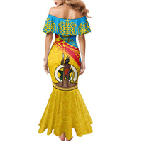 Torba Day Mermaid Dress Sand Drawing Vanuatuan Pattern LT05 - Polynesian Pride