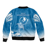 FSM Yap Constitution Day Bomber Jacket Polynesian Batoids LT05 - Polynesian Pride