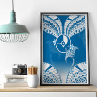 FSM Yap Constitution Day Canvas Wall Art Polynesian Batoids LT05 - Polynesian Pride