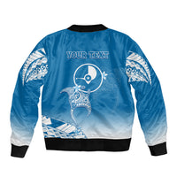 Personalised FSM Yap Constitution Day Bomber Jacket Polynesian Batoids LT05 - Polynesian Pride