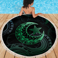 Polynesia Beach Blanket With Islam Crescent And Star LT05 - Wonder Print Shop