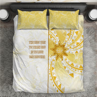 Polynesia Bedding Set Bahai Faith Symbol LT05 Yellow - Polynesian Pride