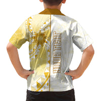 Personalised Polynesia Kid Hawaiian Shirt Bahai Faith Symbol LT05 - Polynesian Pride