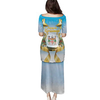 Fiji Christmas Family Matching Puletasi and Hawaiian Shirt Snow Globe With Fijian Santa LT05