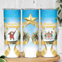 Fiji Christmas Skinny Tumbler Snow Globe With Fijian Santa LT05