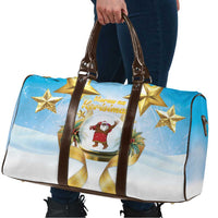 Fiji Christmas Travel Bag Snow Globe With Fijian Santa LT05