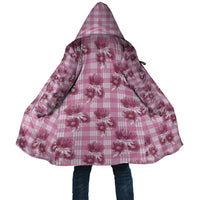 Pink Palaka Hawaii Cloak Hawaiian Lehua Blossoms