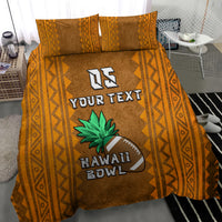 Custom Hawaii Honolulu Football Bowl Bedding Set Simple Style LT05 - Polynesian Pride