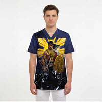 Philippines The First Hero Scrub Top Lapu Lapu Know Your Roots - Polynesian Pride