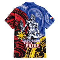 Philippines Lapu-Lapu Family Matching Off The Shoulder Long Sleeve Dress and Hawaiian Shirt Proud Of My King