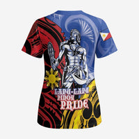 Philippines Lapu-Lapu Scrub Top Proud Of My King - Polynesian Pride