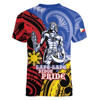 Philippines Lapu-Lapu Women V-Neck T-Shirt Proud Of My King