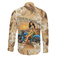 Aloha Hawaii Biker Family Matching Tank Maxi Dress and Hawaiian Shirt Ride To Paradise LT05 - Polynesian Pride