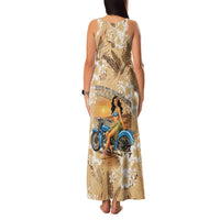 Aloha Hawaii Biker Family Matching Tank Maxi Dress and Hawaiian Shirt Ride To Paradise LT05 - Polynesian Pride