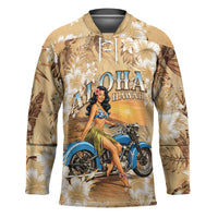 Aloha Hawaii Biker Hockey Jersey Ride To Paradise