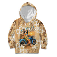 Aloha Hawaii Biker Kid Hoodie Ride To Paradise