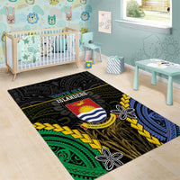 South Sea Islanders And Gilbert Islands Area Rug Kanakas Polynesian Pattern